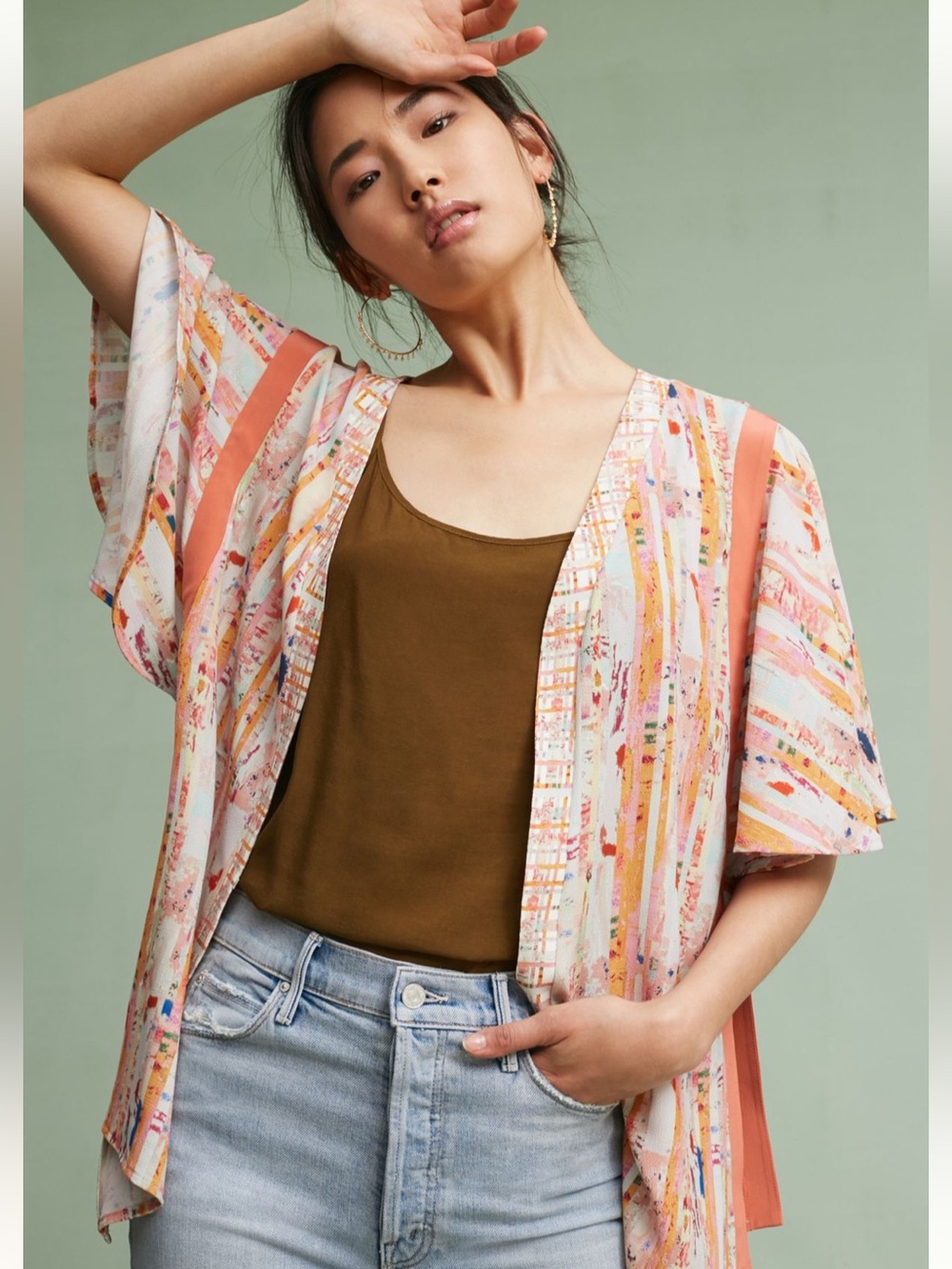 Anthropologie’s Floreat Cera Printed Kimono!